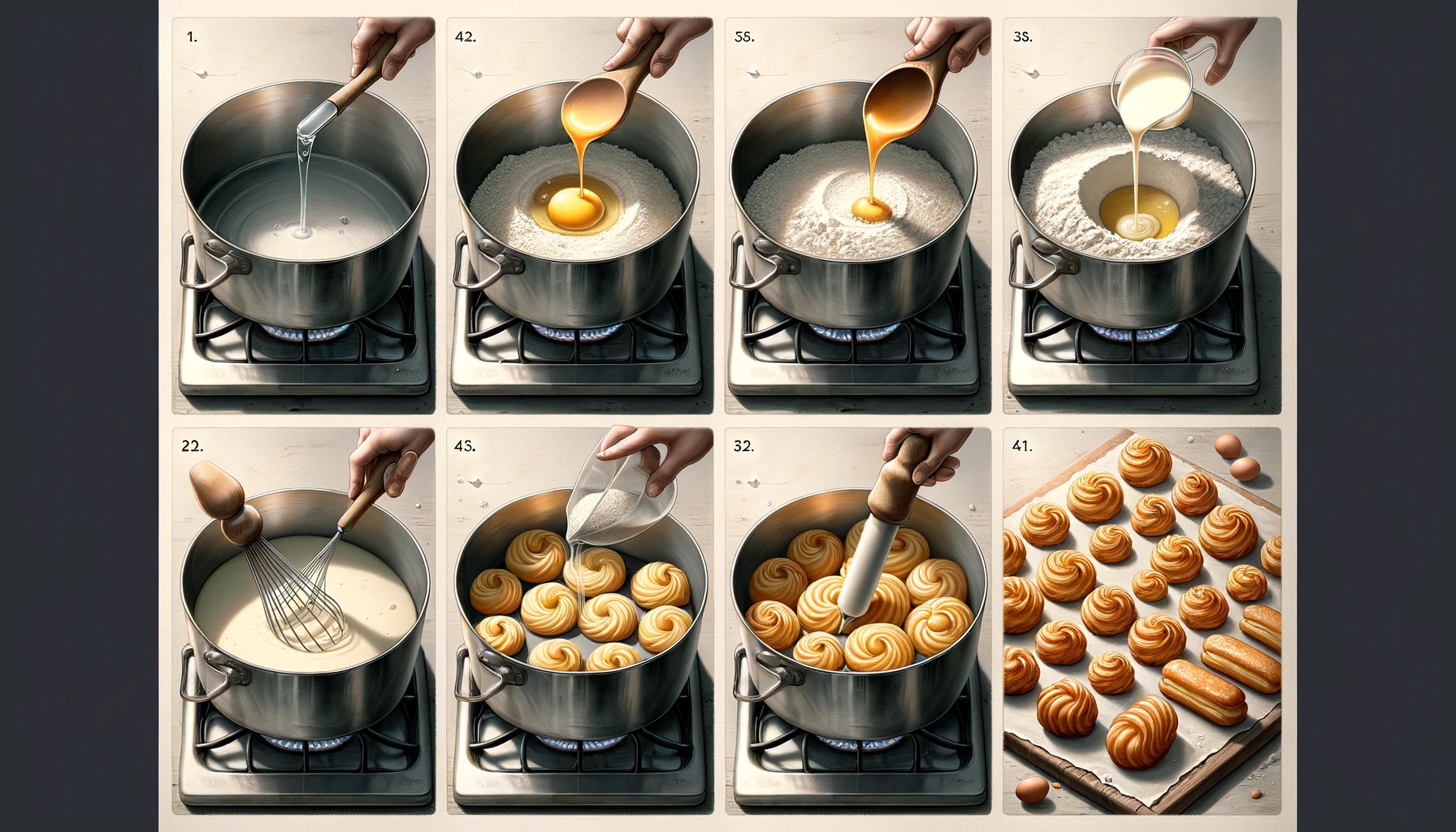Guida completa alla pasta bignè: scienza e tecniche