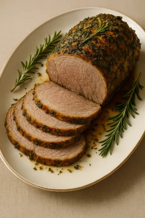 Arrosto di vitello alle erbe a bassa temperatura